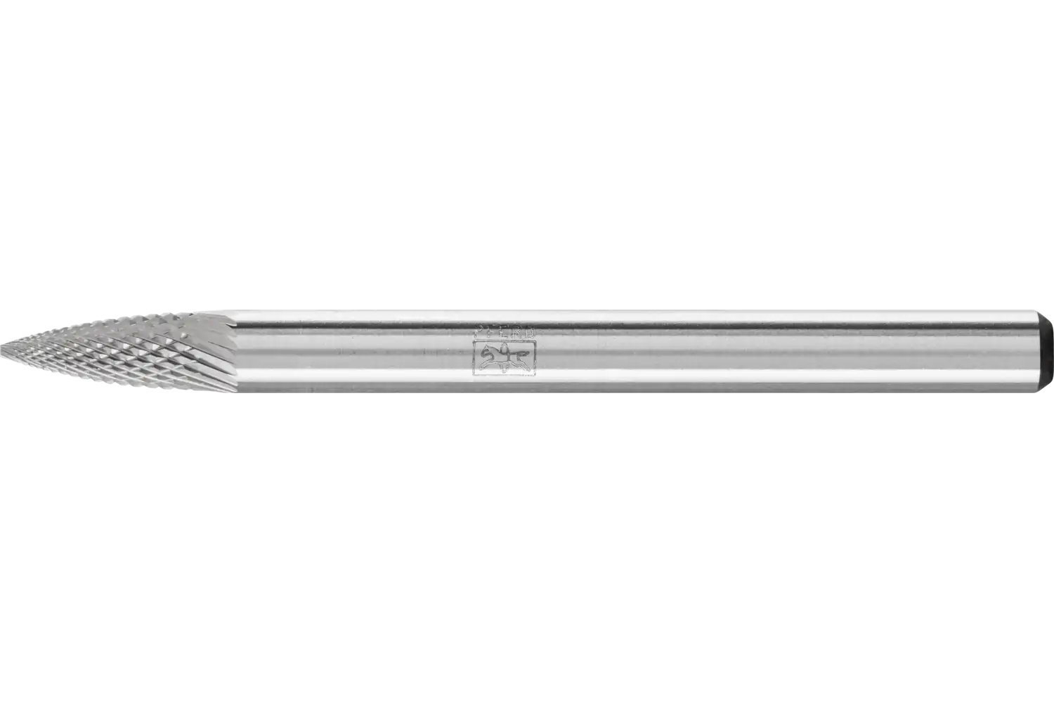 Picture of Pferd Carbide Bur SG-41 Pointed Tree Shape Micro Cut 1/8" x 1/4" x 1/8" Shank